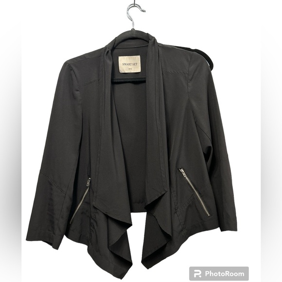 Size M Smart set black blazer - Picture 1 of 8